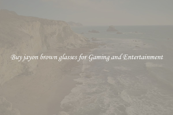Buy jayon brown glasses for Gaming and Entertainment