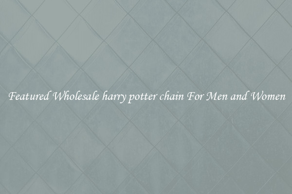 Featured Wholesale harry potter chain For Men and Women