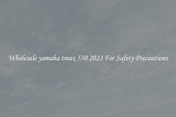 Wholesale yamaha tmax 530 2023 For Safety Precautions