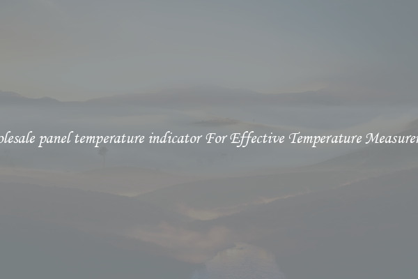 Wholesale panel temperature indicator For Effective Temperature Measurement