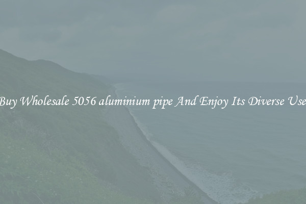 Buy Wholesale 5056 aluminium pipe And Enjoy Its Diverse Uses