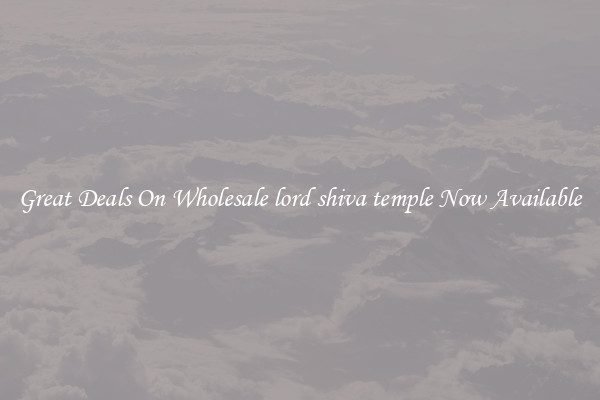 Great Deals On Wholesale lord shiva temple Now Available
