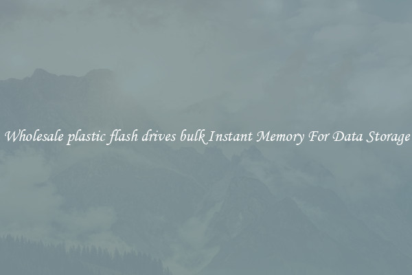 Wholesale plastic flash drives bulk Instant Memory For Data Storage