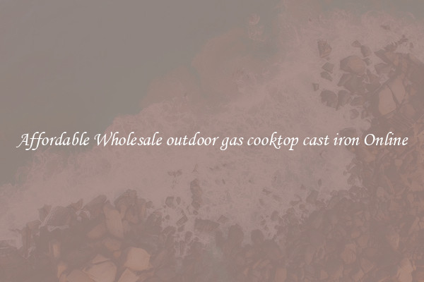 Affordable Wholesale outdoor gas cooktop cast iron Online