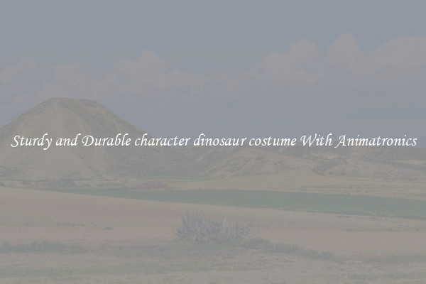 Sturdy and Durable character dinosaur costume With Animatronics