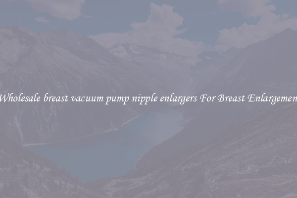 Wholesale breast vacuum pump nipple enlargers For Breast Enlargement