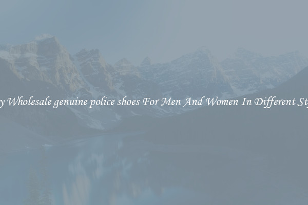 Buy Wholesale genuine police shoes For Men And Women In Different Styles