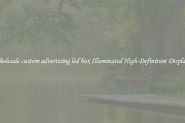 Wholesale custom advertising led box Illuminated High-Definition Displays 