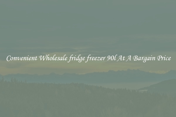 Convenient Wholesale fridge freezer 90l At A Bargain Price